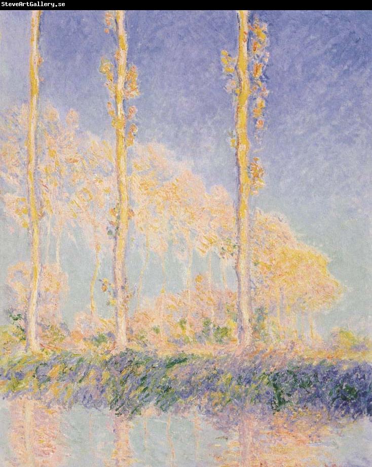 Claude Monet Three Poplars,Autumn Effect